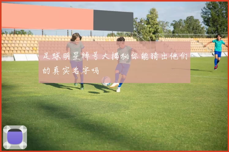 足球明星绰号大揭秘你能猜出他们的真实名字吗